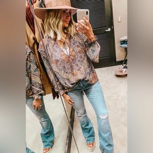 Free People Little Runaway Blouse